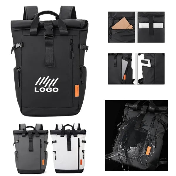 Large Capacity Waterproof Roll Top Backpack Dry Bag