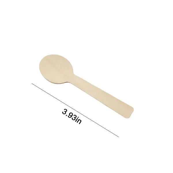 Disposable Mini Wooden Tasting Spoon