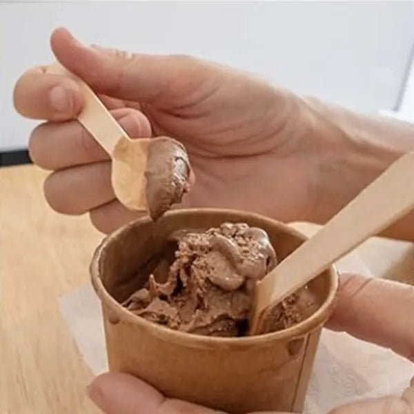 Disposable Mini Wooden Tasting Spoon