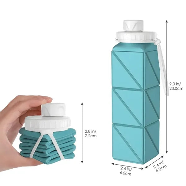 23Oz. Collapsible Silicone Water Bottle