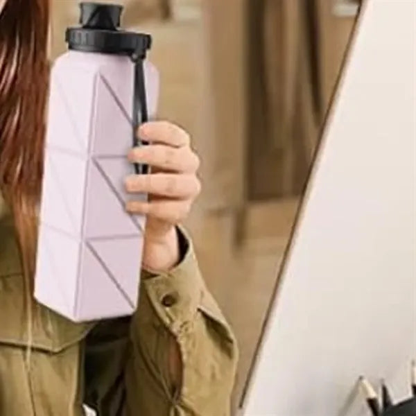 23Oz. Collapsible Silicone Water Bottle