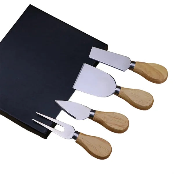 Stainless Steel Cheese Knife And Fork Gift Set