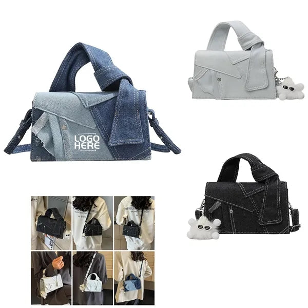 Denim Shoulder Crossbody Bag