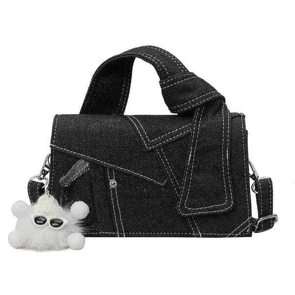 Denim Shoulder Crossbody Bag