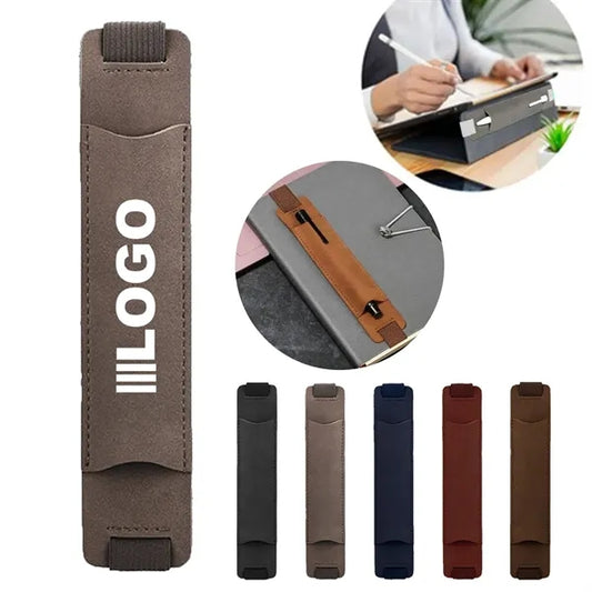 Elastic Pu Leather Pen Holder
