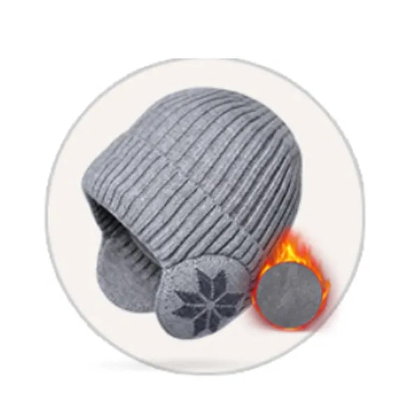 Knit Beanie Winter Hats With Ear Covers