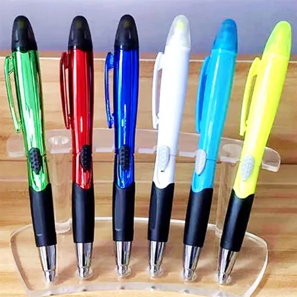 2-in-1 Ballpoint Pen and Highlighter