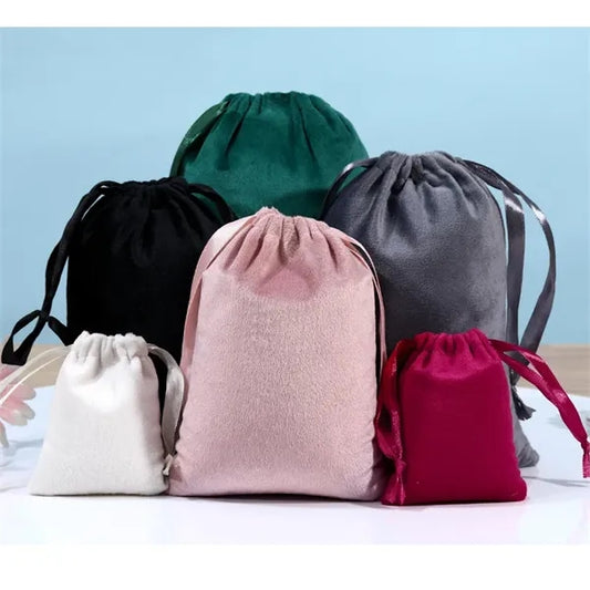 High-Quality Drawstring Flannel Bags