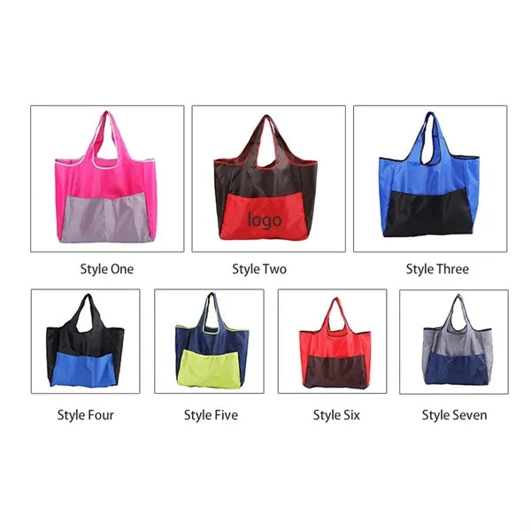 Portable Foldable Eco Shopping Bag Large Oxford Cloth Tote