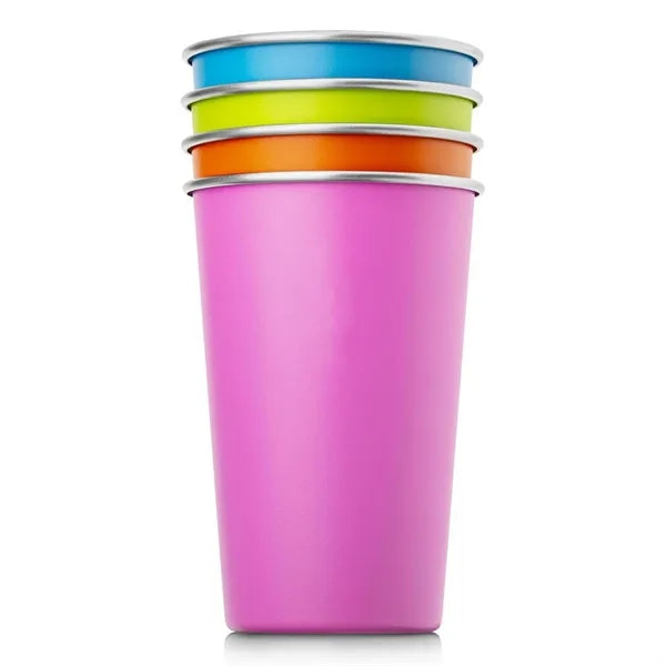 4 Pack 16oz Stainless Steel Beer Cup