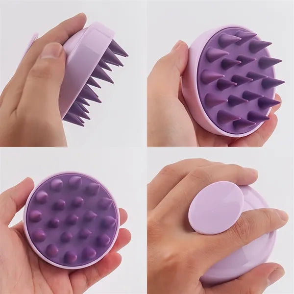 Shampoo And Massage Comb With Handle