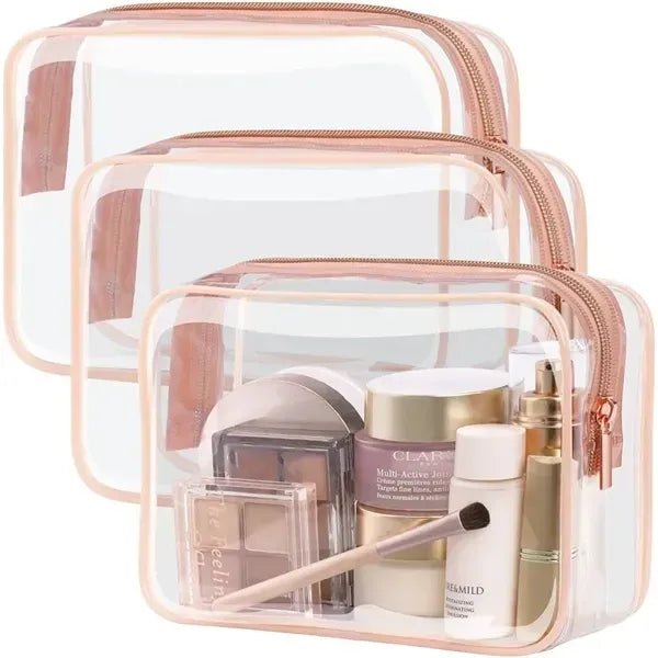Clear Makeup Bags Quart Size for Women