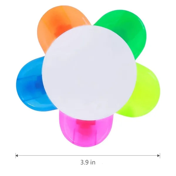 Five-Color Petal Marker Pen