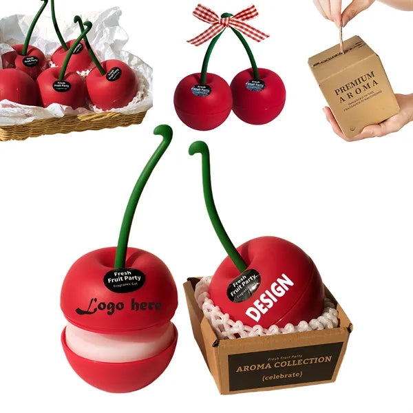 Cherry Scented Car Air Freshener Solid Gel