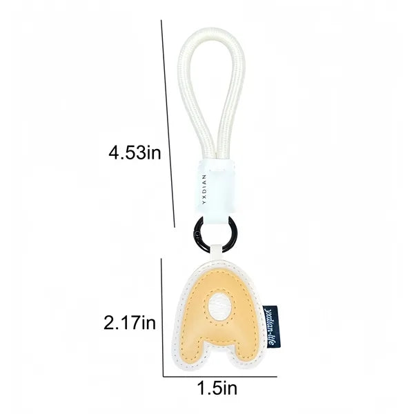 Adorable 26-Alphabet Keychain Pendant Gift