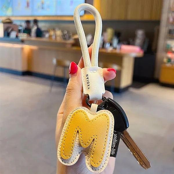 Adorable 26-Alphabet Keychain Pendant Gift