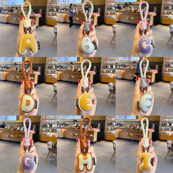 Adorable 26-Alphabet Keychain Pendant Gift