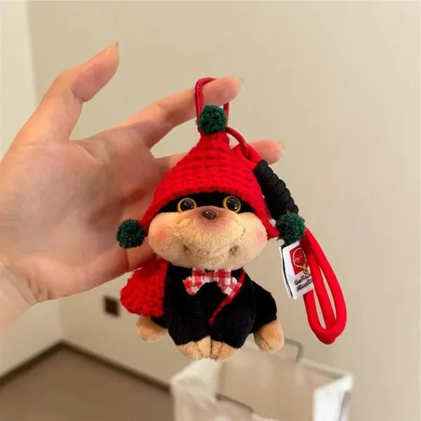 Bee Puppy Plush Keychain For Backpack Decor