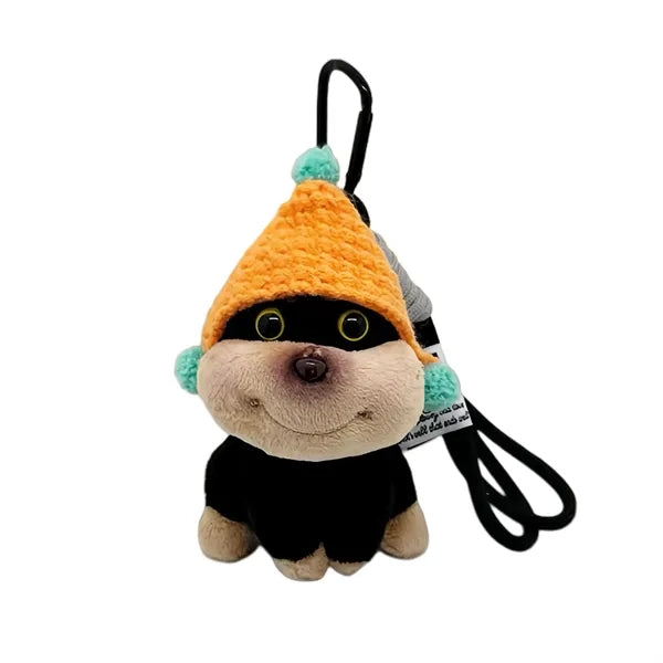 Bee Puppy Plush Keychain For Backpack Decor