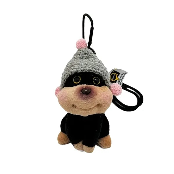 Bee Puppy Plush Keychain For Backpack Decor