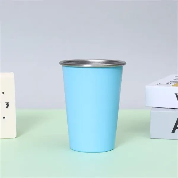 4 Pack 16oz Stainless Steel Beer Cup