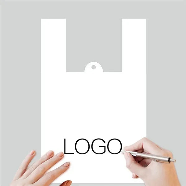Plastic T Shirt Bag With Handle For Shopping