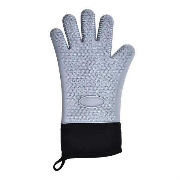 Flexible Five Finger Heat Resistant Silicone Oven Mitts