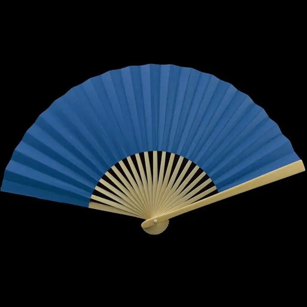 Folding Paper Hand Bamboo Fans for Wedding and Party Favors