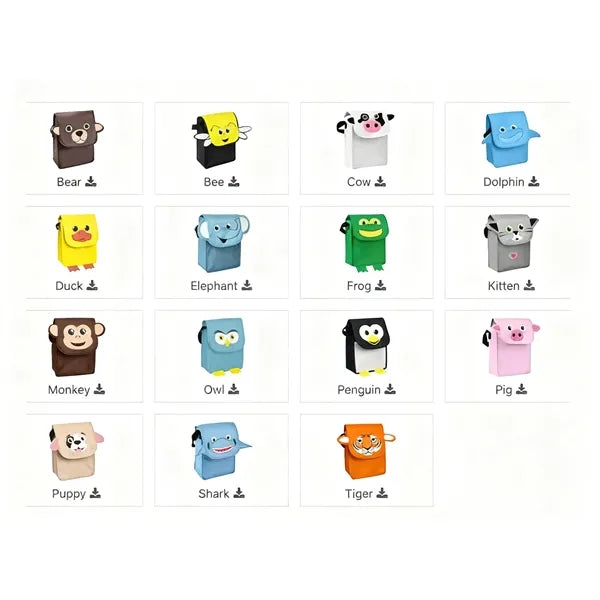 Novelty Animal Shape Cooler Backpack
