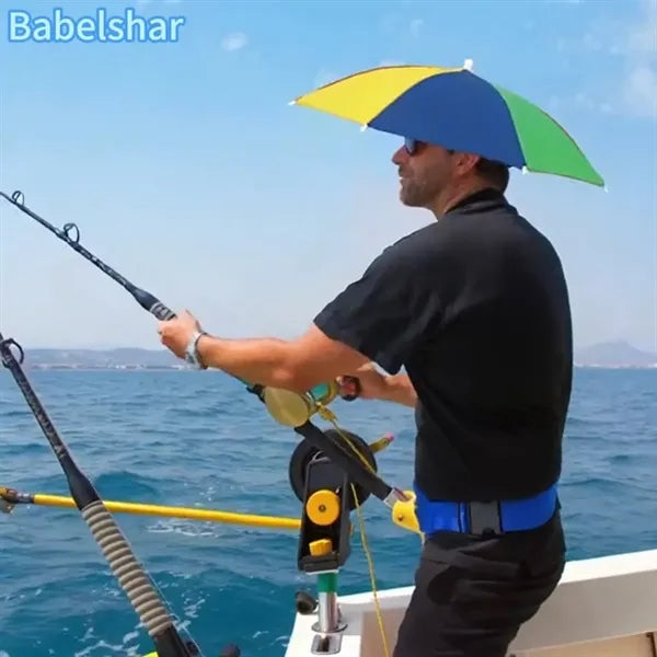 Waterproof Adjustable Fit Compact Breathable Umbrella Hat