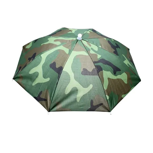 Waterproof Adjustable Fit Compact Breathable Umbrella Hat
