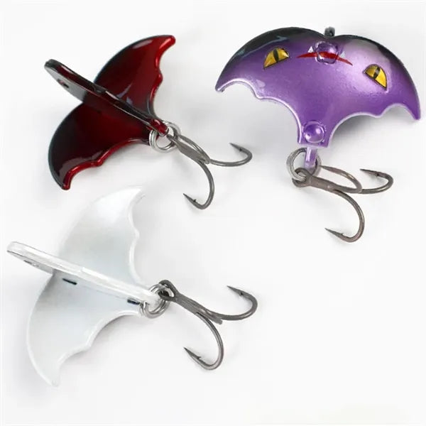 Bat-Shaped Lifelike Design Corrosion-Resistant Fishing Lure