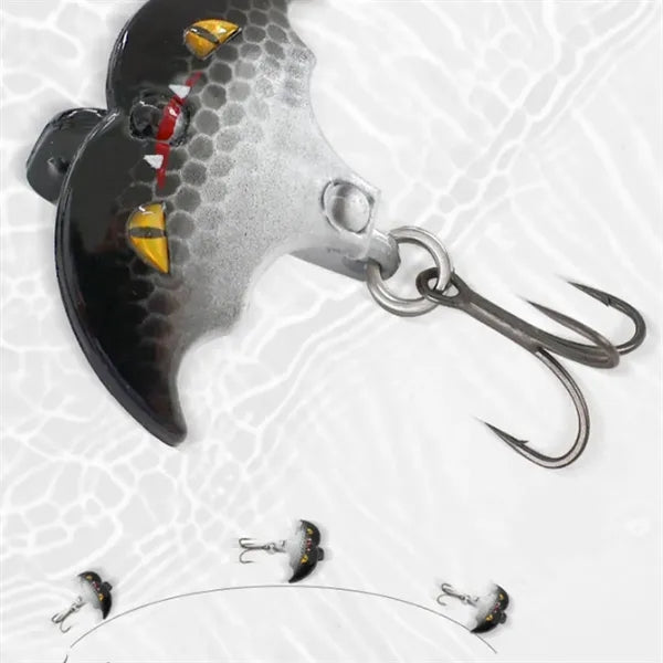 Bat-Shaped Lifelike Design Corrosion-Resistant Fishing Lure
