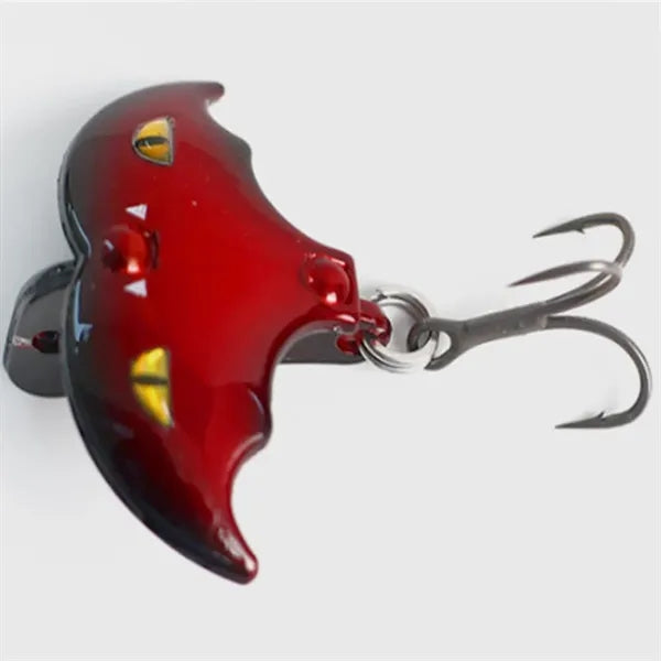 Bat-Shaped Lifelike Design Corrosion-Resistant Fishing Lure