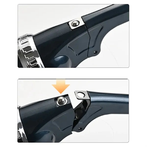 Pocket Folding Telescopic Handle Fishing Rod Built-in Reel
