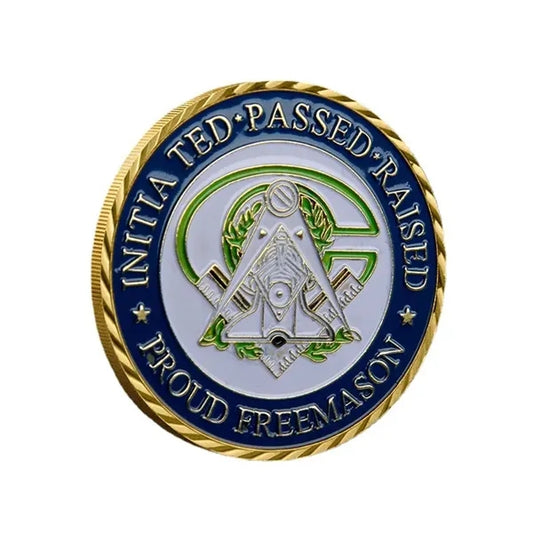 1.75" 4 Colors 2 Sided Brass Challenge Coins