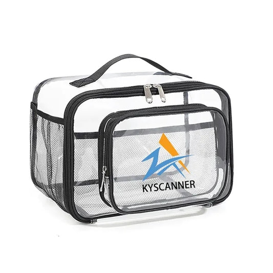 Transparent waterproof toiletry storage bag