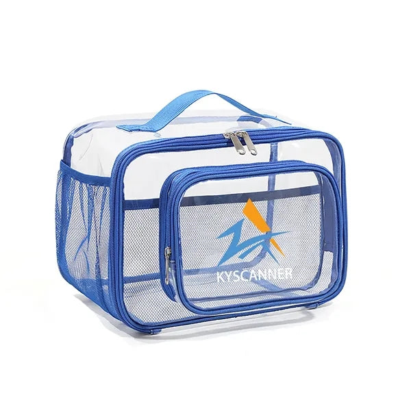 Transparent waterproof toiletry storage bag