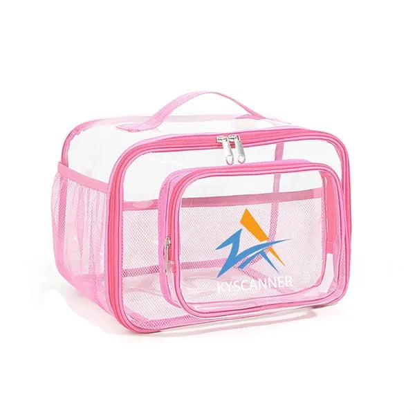 Transparent waterproof toiletry storage bag