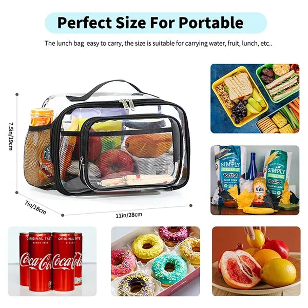 Transparent waterproof toiletry storage bag