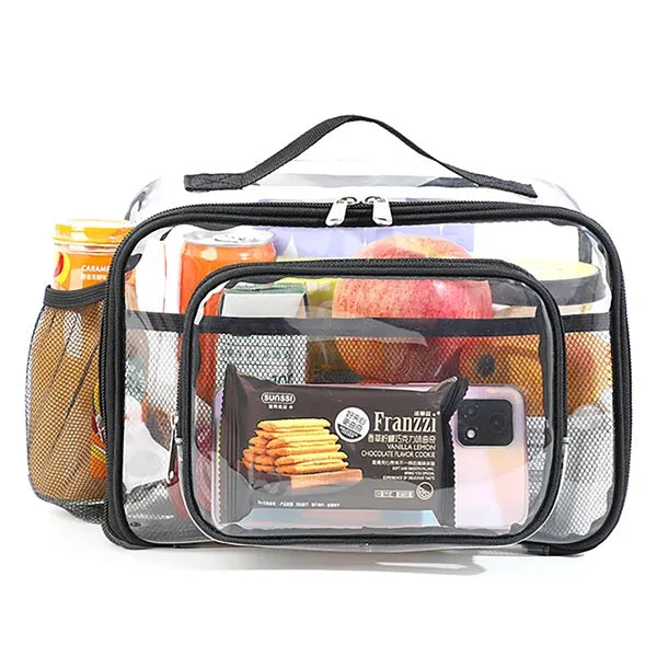 Transparent waterproof toiletry storage bag