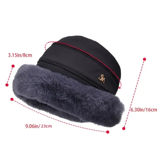 Winter versatile ear protection fisherman hat for women
