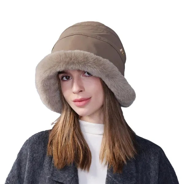 Winter versatile ear protection fisherman hat for women
