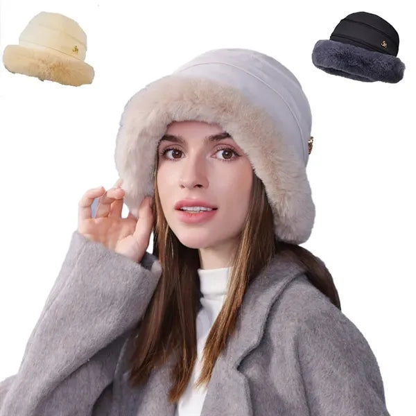 Winter versatile ear protection fisherman hat for women