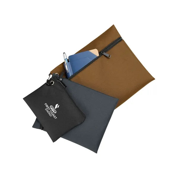 Harriton Eco Friendly Three Pouch Set