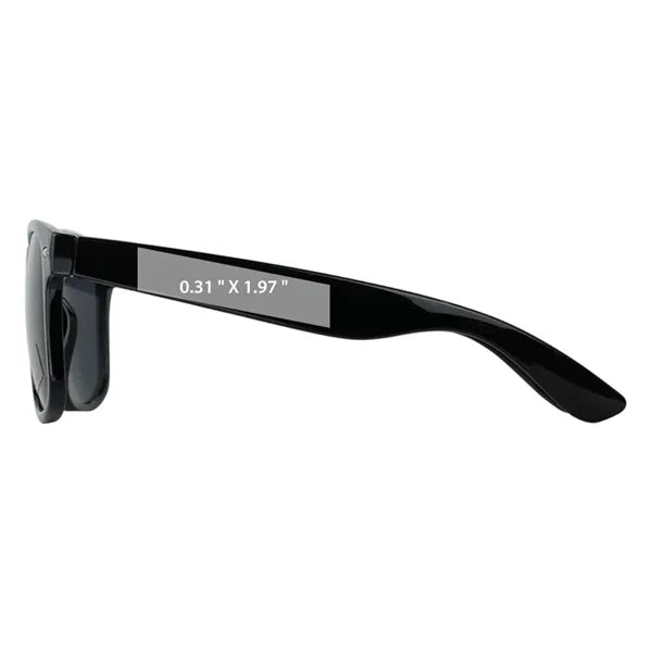 Glossy Plastic Sunglasses