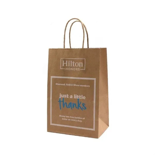 8x4x10'' 150GSM Natural Kraft Shopping Bag