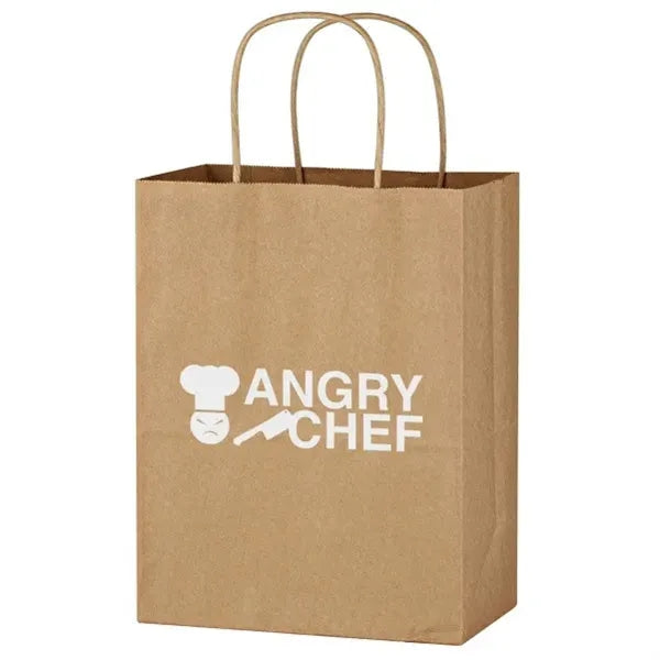 8x4x10'' 150GSM Natural Kraft Shopping Bag