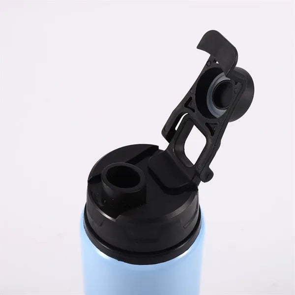 800ml Aluminum Sports Cycling Water Bottle with Flip Lid