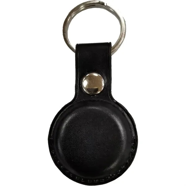 Leather Holder w/ Snap Botton & Keyring Custom Logo